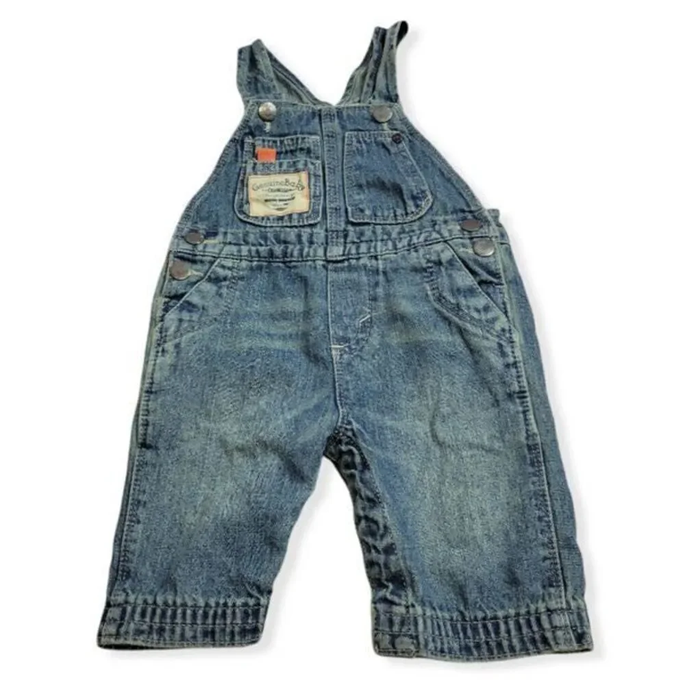 OshKosh denim overalls 3mo